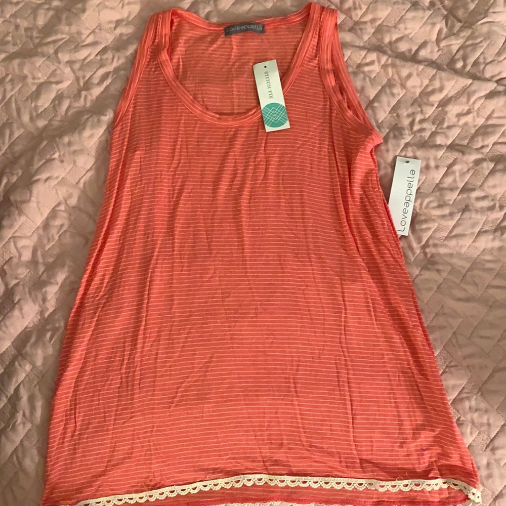 Pink tank top